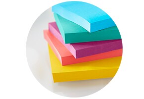Notas Post-it® Super Sticky
