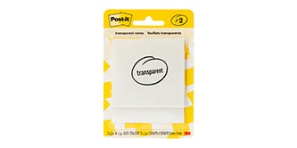 Notas transparentes Post-it®
