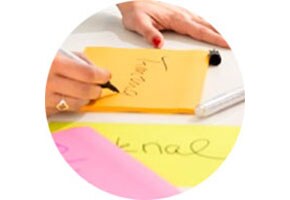 Notas Post-it® Super Sticky grandes
